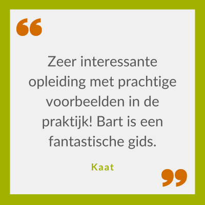 Quote van Kaat over Excursie: graslandbeheer in de praktijk met Bart Backaert 
